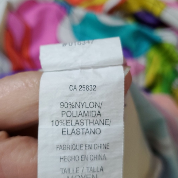 Trina Turk top blouse open back floral size M - Picture 8 of 10